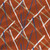 Abstract fabric print - X Hatch in Cedar colorway Abstract fabric print - X Hatch in Cedar colorway