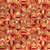 Geometric fabric print - Trigon in Rust colorway. Geometric fabric print - Trigon in Rust colorway.
