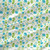 Floral fabric print - Clover Mini in Sea Floral fabric print - Clover Mini in Sea