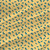 Abstract fabric print - Autumn in Blue and Yellow colorway. Abstract fabric print - Autumn in Blue and Yellow colorway.