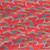 Abstract celestial fabric print - Aria in Multi Red colorway. Abstract celestial fabric print - Aria in Multi Red colorway.