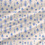 Abstract motif - Tangier in Blue on Off White Abstract motif - Tangier in Blue on Off White