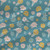 Floral fabric print - Meadow in Juniper