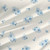 Floral print fabric - Bloomy in Sky colorway Floral print fabric - Bloomy in Sky colorway