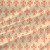 Floral print fabric - Emberly in Apricot colorway Floral print fabric - Emberly in Apricot colorway