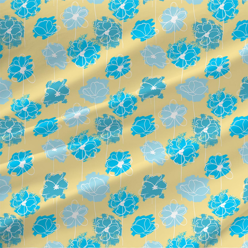 Crazy Lizzie - Floral Print Fabric | Shop The Textile District