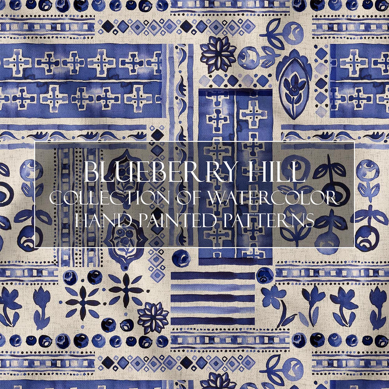Blueberry Hill Fabrics by Ludmila Linhartova Blueberry Hill Fabrics by Ludmila Linhartova