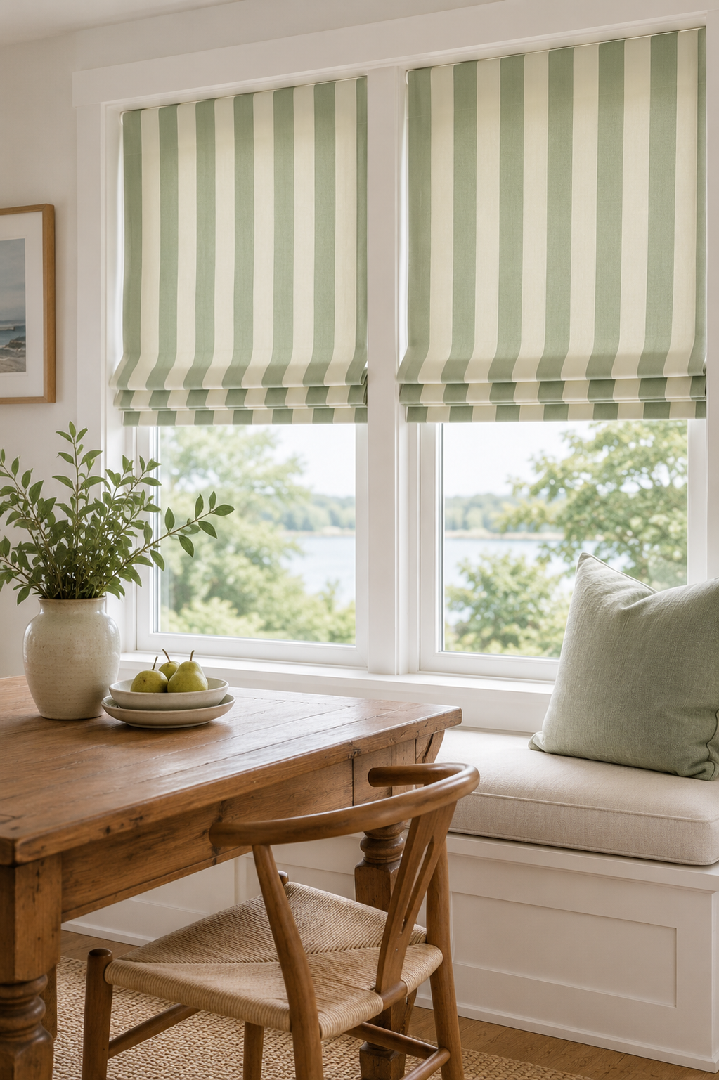 Decorating with Cabana Coastal Stripe Fabric