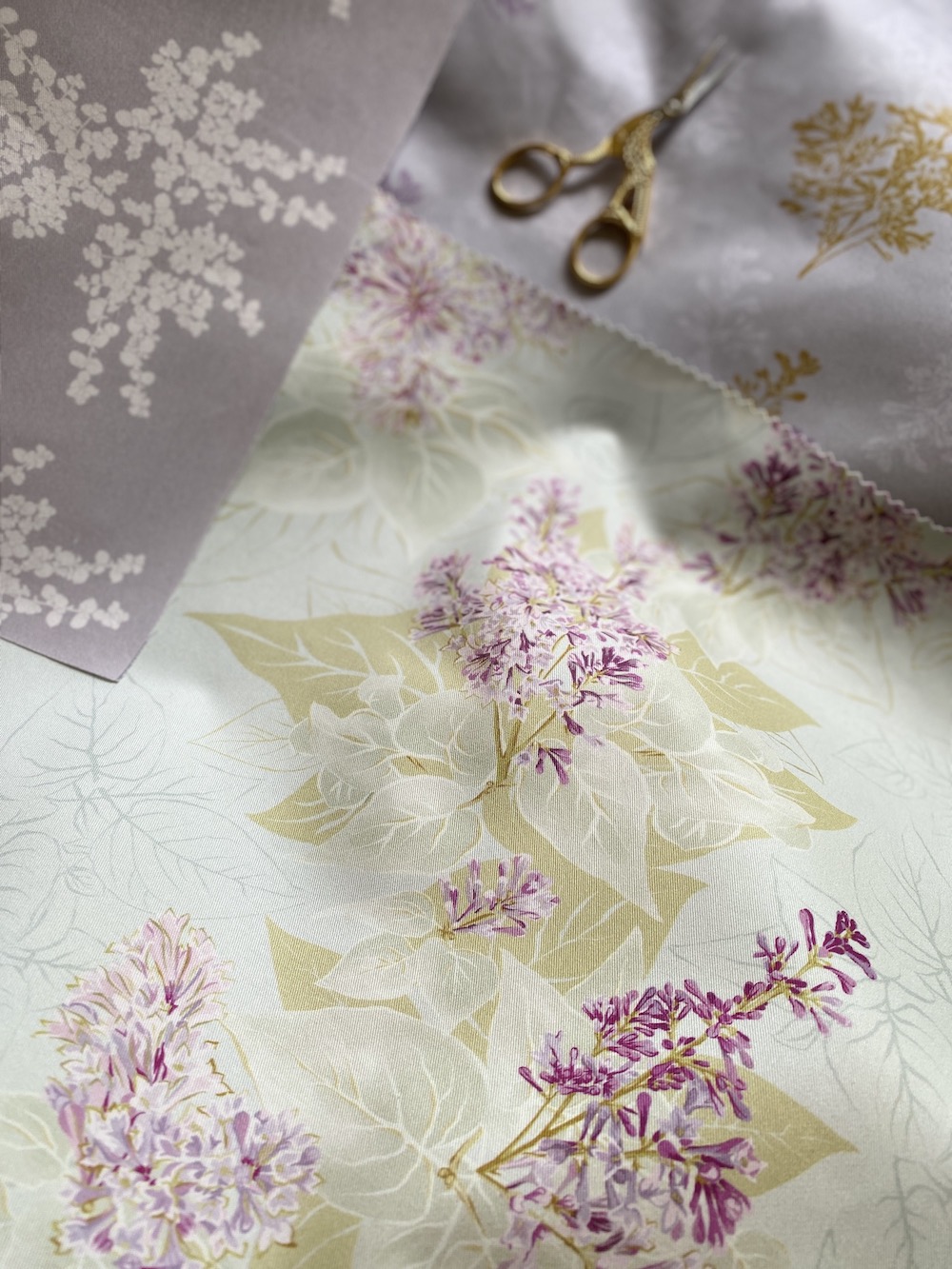 Helen's Joy Floral Fabrics by Ennulat Designs