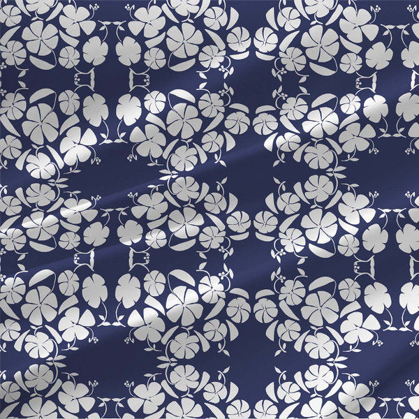 Poppy Reverse Graphic Floral Fabric by the Yard | The Textile District