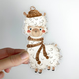 Kuscheldrama, Bügelbild Kuscheldrama, Bügelbild