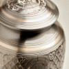 Classic Engraved Platinum Urn