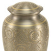 Classic Engraved Platinum Urn