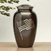 Classic Flag Slate Urn