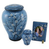 Plum Blossom Ceramic Urn