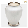 Simplicity Pearl White Urn