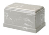 Olympus Silver Gray Cultured Marble Urn