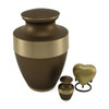 Lineas Rustic Bronze Keepsake Urn