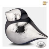 SoulBird Midnight & Hammered Silver Urn