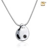Pendant TearDrop Rhodium Plated