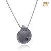 Pendant TearDrop Ruthenium Plated Two Tone