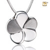 Pendant Bloom Rhodium Plated Two Tone