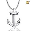 Pendant Anchor Rhodium Plated