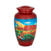 Sonoran Desert Hand Painted Urn
