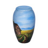 Country Road Hand Painted Urn