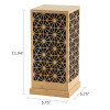 Palazzo Bamboo/Matte Black Urn