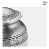 Classic Brushed Pewter Keepsake Urn