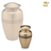 Radiance Brushed Gold Keepsake Urn