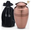 Radiance Brushed Copper Keepsake Urn