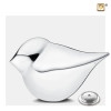 Silver SoulBird Head Down Keepsake Urn