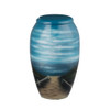 Beach Path Hand Painted Urn