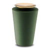 Sage Green and Gold Cresent Tall Standard Adult Cremation Urn
