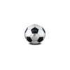Soccer Ball Keepsake Urn - Matt Black and Brushed Pewter