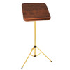 Portable Pedestal Lectern/Register Stand - Gold