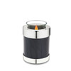 Pearl Midnight and Polished Silver Tealight Keepsake Cremation Urn