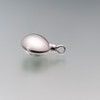 Large Sterling Silver Round Pendant