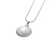 Large Sterling Silver Round Pendant