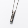 Titanium Cylinder Necklace Pendant