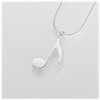 Sterling Silver Musical Note Pendant