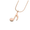 Musical Note Pendant - 2 Finishes
