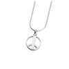 Peace Sign Pendant - 2 Finishes
