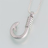 Sterling Silver Fish Hook Pendant