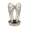 Arabella Wings Textured Slate/Pewter Urn