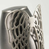 Arabella Wings Textured Slate/Pewter Urn