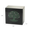 Monumental Memorials Tree of Life Green Black Urn