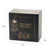 Monumental Memorials Wildflower Gold Black Urn